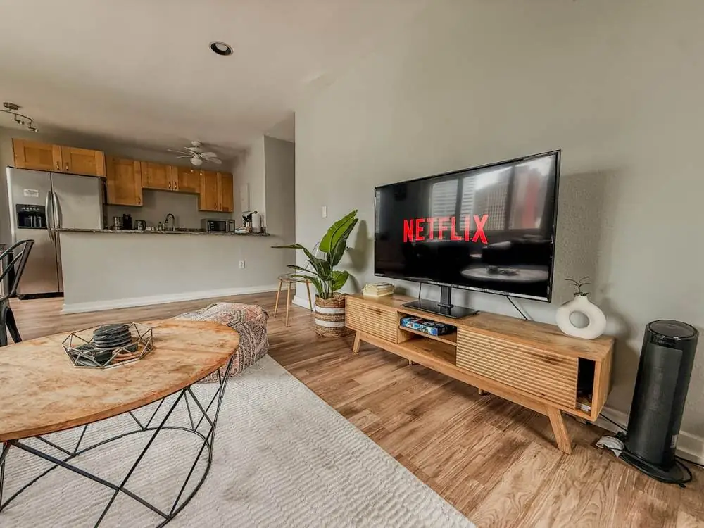 Workspace in the Top-Floor 2BR apartment in downtown Seattle